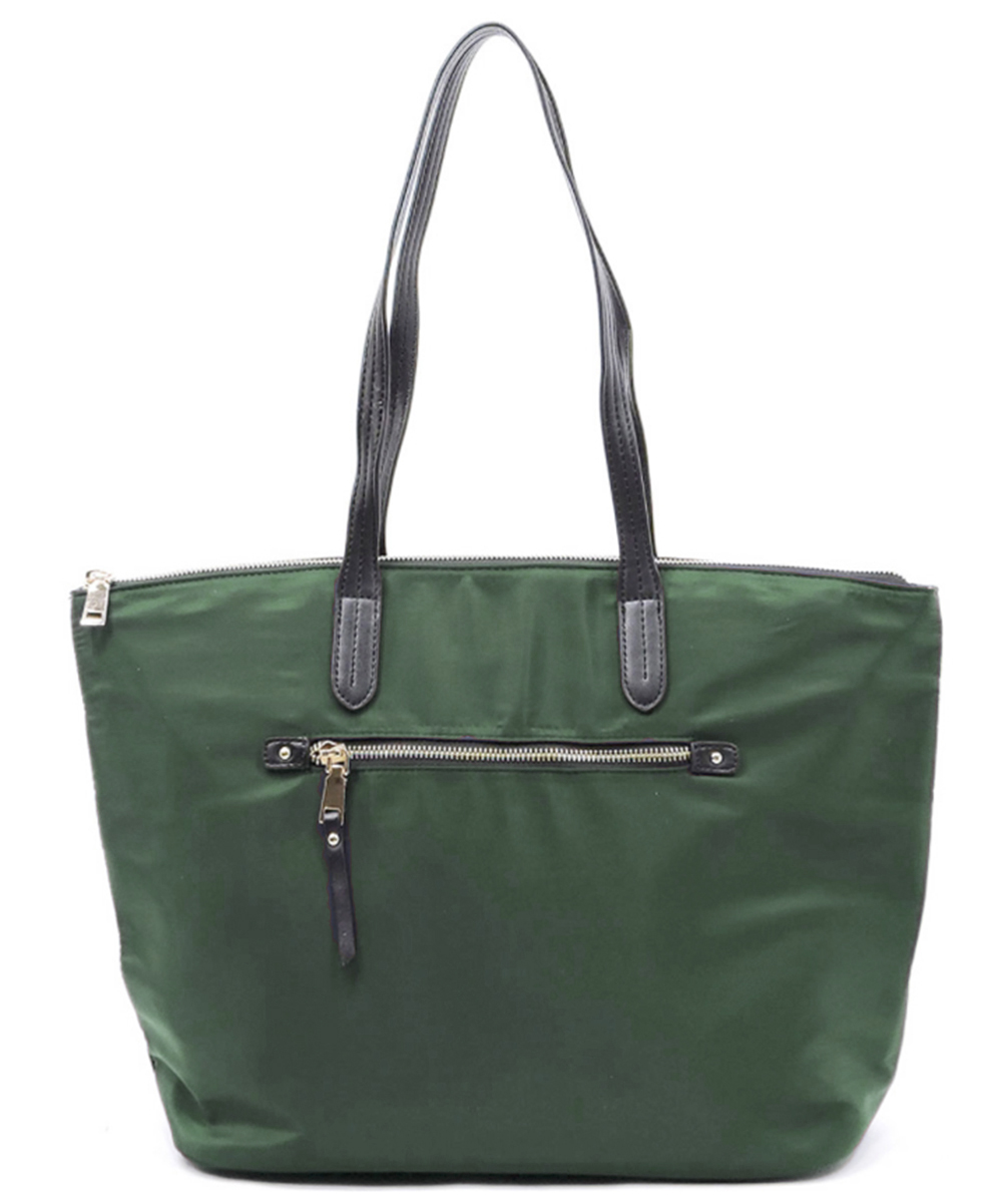 Nylon Front Zipper Tote Bag NP2593